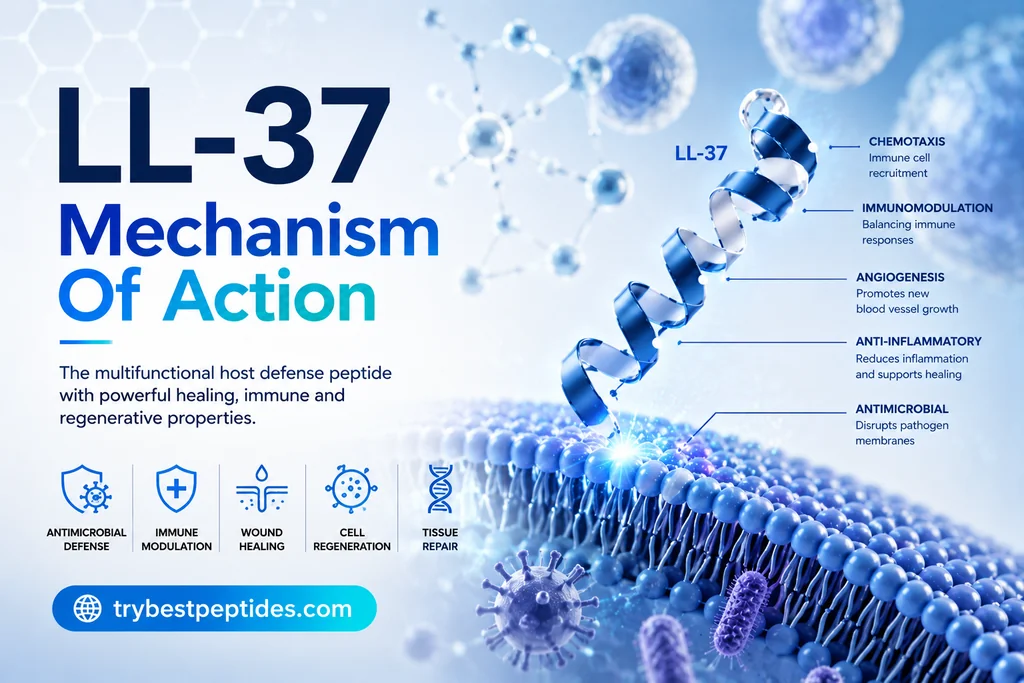 LL37 Antimicrobial Peptide: Mechanism, Benefits & Immune Function — Immune System Peptides