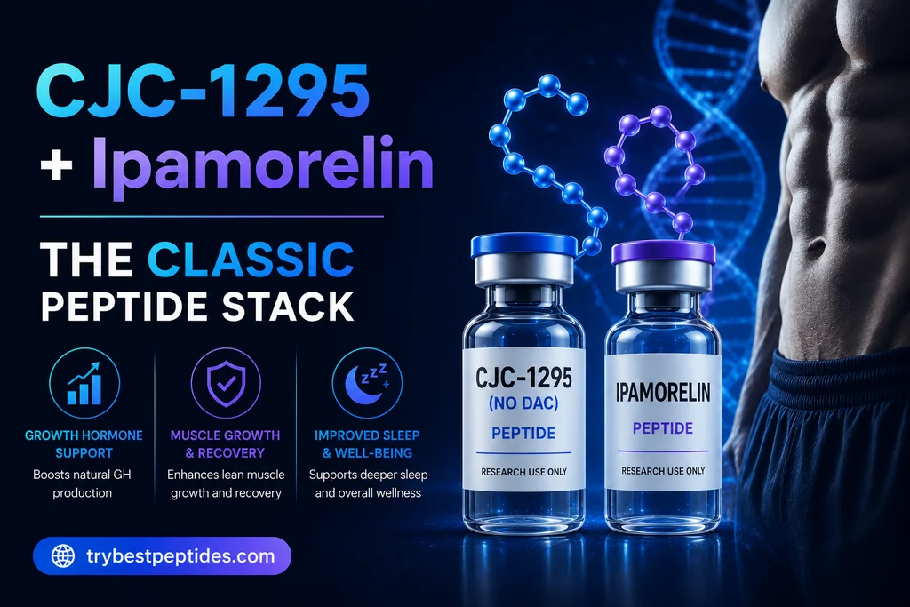 CJC 1295 and Ipamorelin Peptide Stack Guide — Fat Loss Peptides