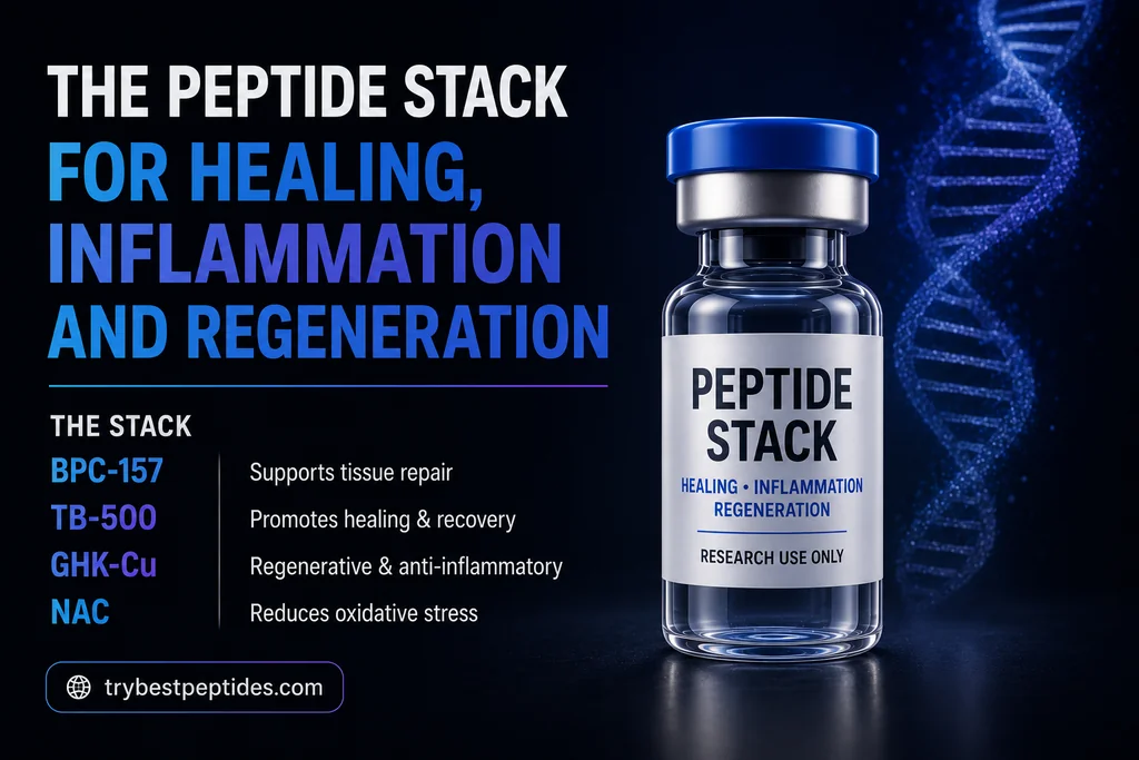 Peptide Stacking Guide: How Multiple Peptides Work Together — Healing & Recovery