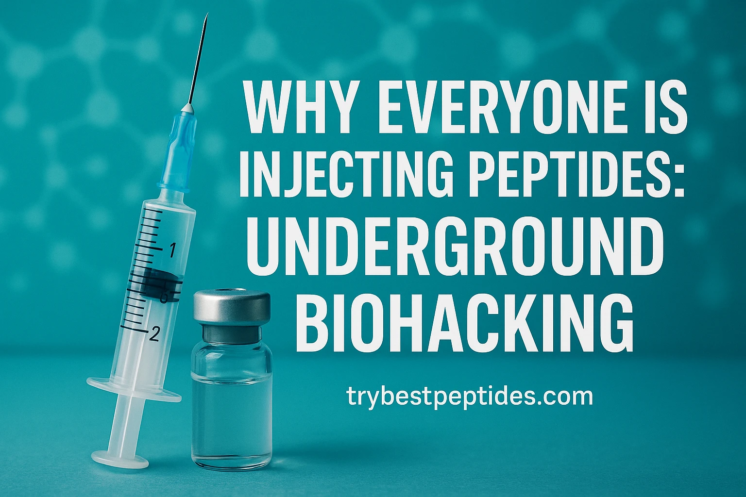 Underground Peptide Boom: Why Everyone Is Injecting 'Magic Juice' — General