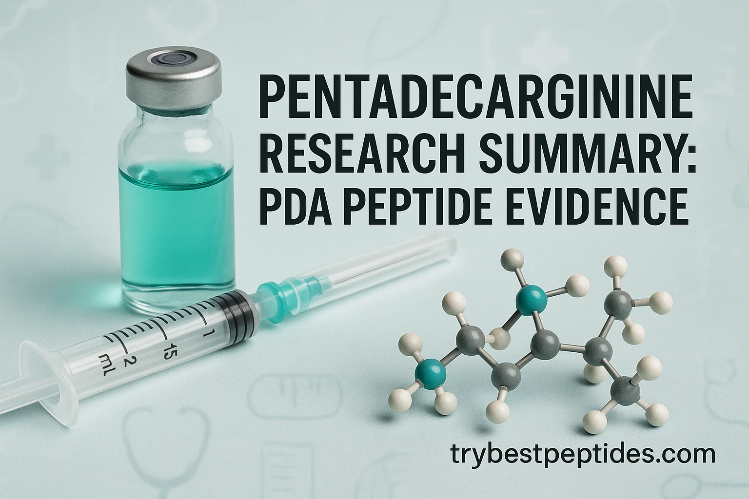 Pentadecarginine Research Summary: PDA Peptide Evidence — Healing & Recovery