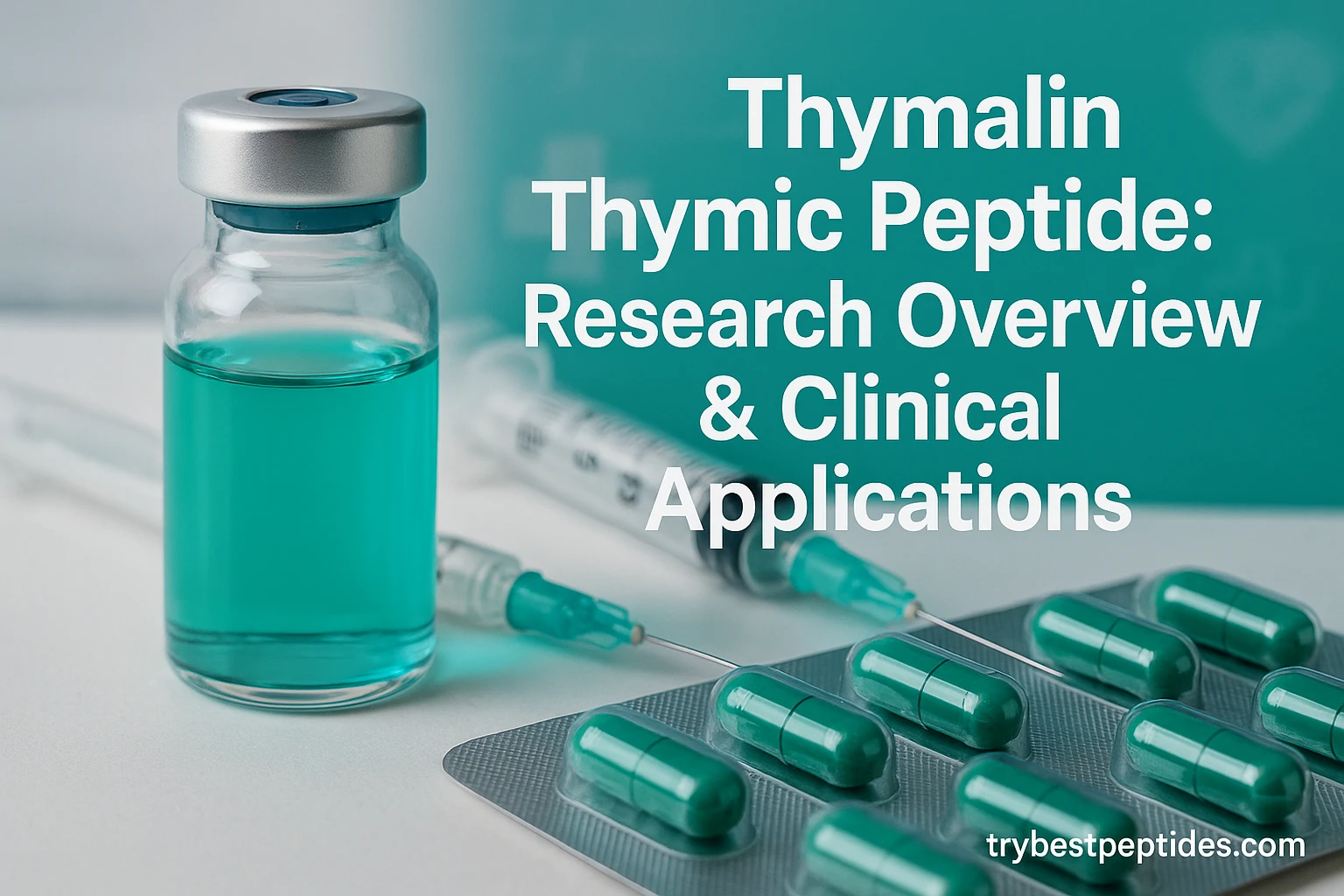 Thymalin: Thymic Peptide Research Overview